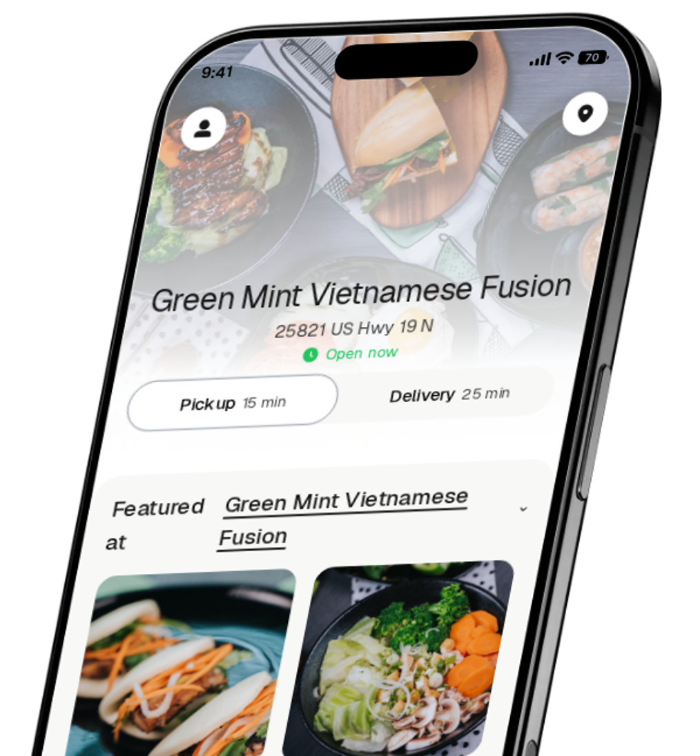 Green Mint Vietnamese Fusion app preview
